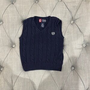 Chaps Dark Blue Knit Vest